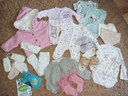 Zestaw wyprawka dziewczynka rozm.62/68/74