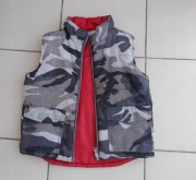 S.G. JUNIOR ZIMA CIEPŁA KAMIZELKA 2-STRONNA MORO 4-5l./104-110 