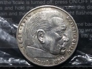 Niemcy - Trzecia Rzesza - 2 marki - 1938 E - Hindenburg - srebro,Stan !