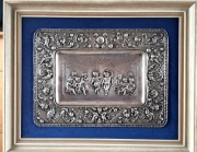 Patera plater z puttami w ramie z passe partout