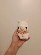 Biały pluszowy miś 