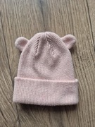 George czapka zimowa różowa uszka dziewczęca 62