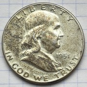 0997 USA 50 centów HALF 1951 srebro 