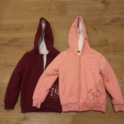 2x bluza dla dziewczynki ocieplana , Rozmiar 110/116, Lupilu