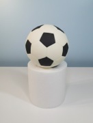 Figurka na tort z masy piłka nożna topper chrzest urodziny