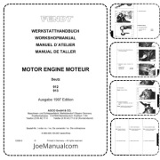 FENDT Deutz Engine 912 913 Workshop Manual Instrukcja naprawcza serwisowa