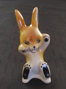 Zajączek figurka porcelanowa zając retro vintage prl, Steatyt Katowice