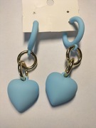 Kolczyki satynowe blue