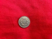 1 frank 1976 rok Luksemburg 