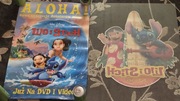 Lilo i Stich. Plakat i duża naklejka z okazji premiery na DVD. 2002 rok.