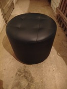 Pufa eko skóra 40/40 czarna