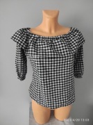 Bluzka Hiszpanka w kratkę 