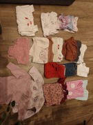 Ubranka w zestawie dla dziewczynki rozmiar 80/86