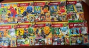 Zestaw 10 gazet komiksów LEGO Ninjago + Spider- Man, Czyste, z plakatami