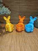 Zajączki, stojaki na jajka 