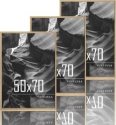 VUVUZULA Ramka na zdjęcia 50 x 70 cm drewniana 3szt.