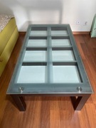 Stolik kawowy szklany z wysuwaną szufladą - pilne, do negocjacji