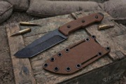 Nóż "Kadaffy Brown" Ręcznie Robiony Bushcraft Custom Knifemaking