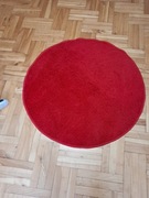 OKRĄGŁY DYWAN KOŁO DIAMOND CZERWONE 100cm