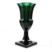 S5C UNIKAT Moser - szmaragdowy wazon ART DECO UNIKAT