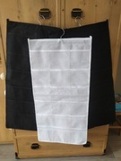 Komplet 3 wiszących organizerów do szafy