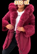 Kurtka parka mega futro 