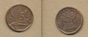 RPA Afryka Południowa 50 cent 1993 r.