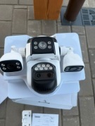 NOWA Kamera 10K 20MP WiFi Zewnętrzna | 4 Obiektywy | 10x ZOOM | AI 360°