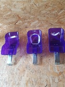  FOTELIK rowerowy dla lalki wzór kwiatki fioletowy