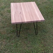 Stolik kawowy jesion 4cm epoxy