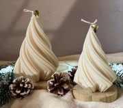 Choinka geometryczna forma silikonowa M 10.3*7.3 do wosku robienie świec