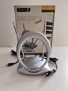 Antena wewnętrzna Vivanco TVA 301 analogowo-cyfrowa 40 dB