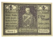 Notgeld Słupsk, Stolp 1 Marka UNC