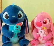 Maskotka stitch  z pacynka  dla dzieci 50cm