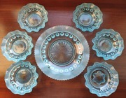 Davidson Zestaw patera i 6 talerzyków Blackberry Prunt ok 1930 r nr 7