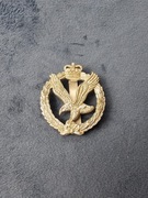 Oryginalna odznaka na czapkę armii brytyjskiej Korpusu Lotniczego