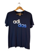 Koszulka Adidas granatowa z dużym logiem L