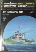 ORP Błyskawica 1941 Kartonowe Hobby nr 1 (1/2025)