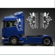Zestaw naklejek gryf Scania na dwa boki 120x50cm