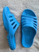 Niebieskie buty klapki basenowe Beco 35