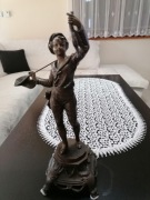 Figurka mężczyzna - rybak. 