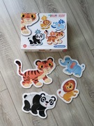 Puzzle zwierzątka Safari 