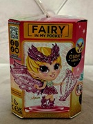 Wróżka Fairy In My Pocket, nowa mini lalka, migoczące skrzydła i akcesoria