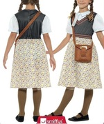 przebranie kostium dziewczynki uczennicy  +12 lat Smiffys Evacuee