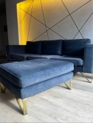 Sofa ANDO welurowa granatowa marki TADAO