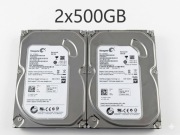 Zestaw 2x 500GB Dysk Twardy HDD Seagate Barracuda  (Razem 1TB)