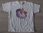 T-shirt Bluzka biała szkoła wf Abra Team 128