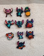 Przypinki do butów typu crocs jibbitz 10szt Stich 