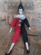 Arlekin - porcelanowy, kolekcjonerski