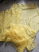 Piękne żółte firanki zasłony